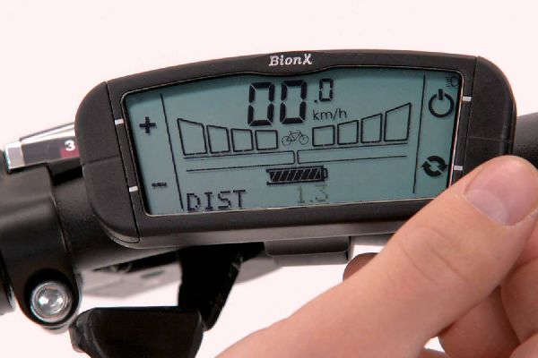 BionX Display Console - easy to see, makes sense